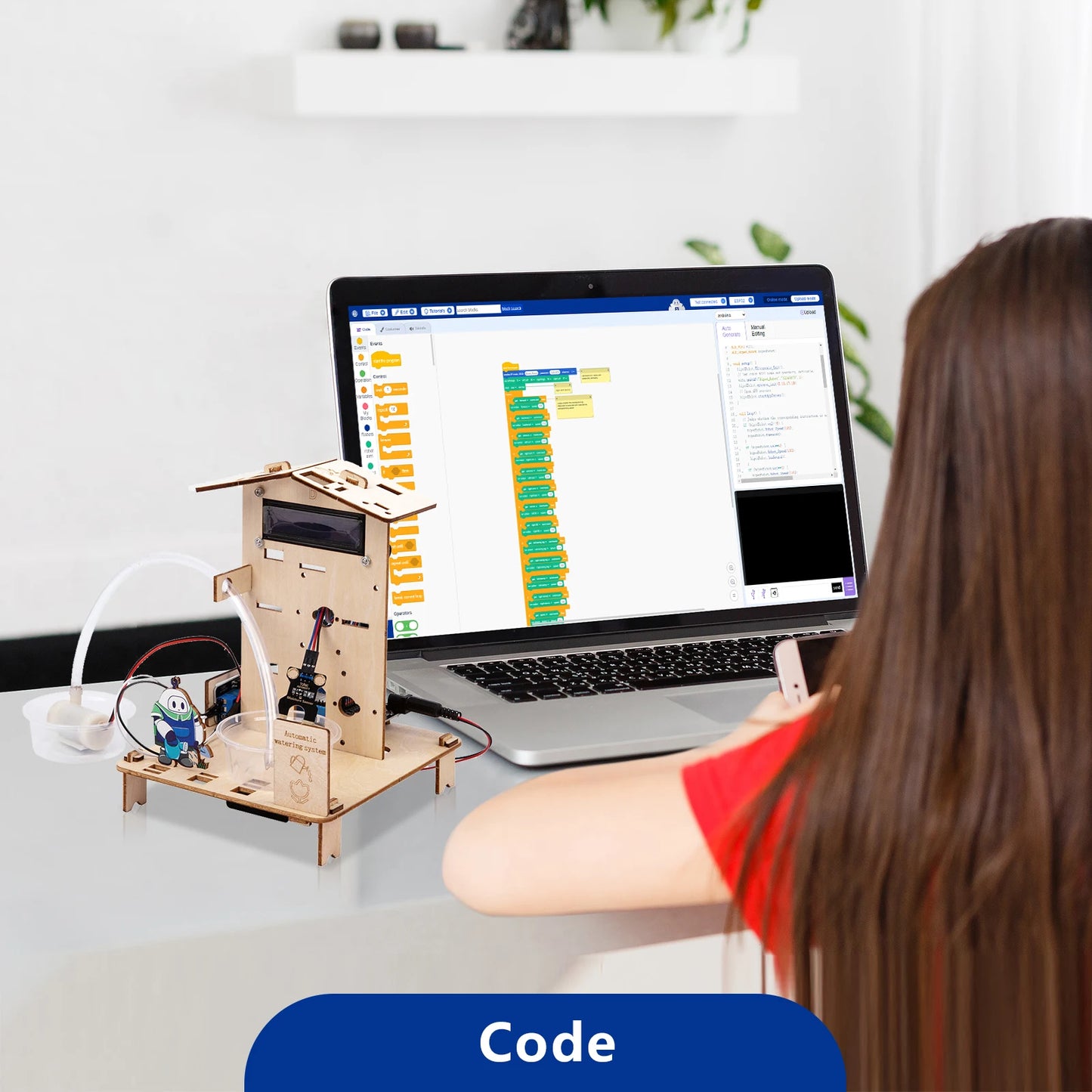 ACEBOTT STEM School Smart Home Kit Education Solution Series with Teaching Resource for Arduino ESP32