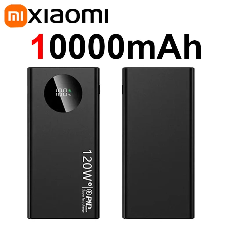 Xiaomi 50000mAh Power Bank 120W Fast Charging High-Capacity Portable Battery Charger Moblie Powerbank For iPhone Samsung Huawei