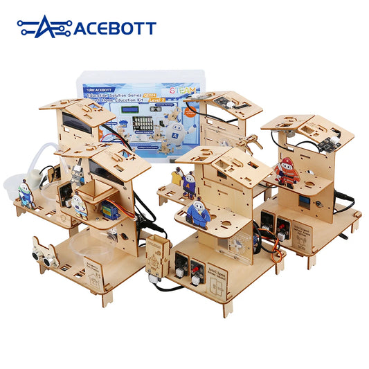 ACEBOTT STEM School Smart Home Kit Education Solution Series with Teaching Resource for Arduino ESP32