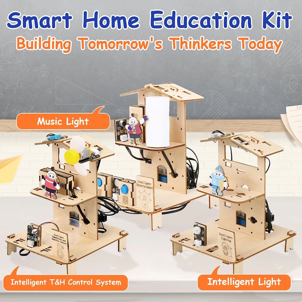 ACEBOTT STEM School Smart Home Kit Education Solution Series with Teaching Resource for Arduino ESP32